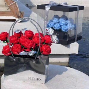Electrib Rose Building Block Bouquet 0W 0V 0Ah 0km/h 0km 0" Decorative Assembly Gift
