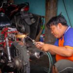 Photo "Installation process of electric bike conversion kits"