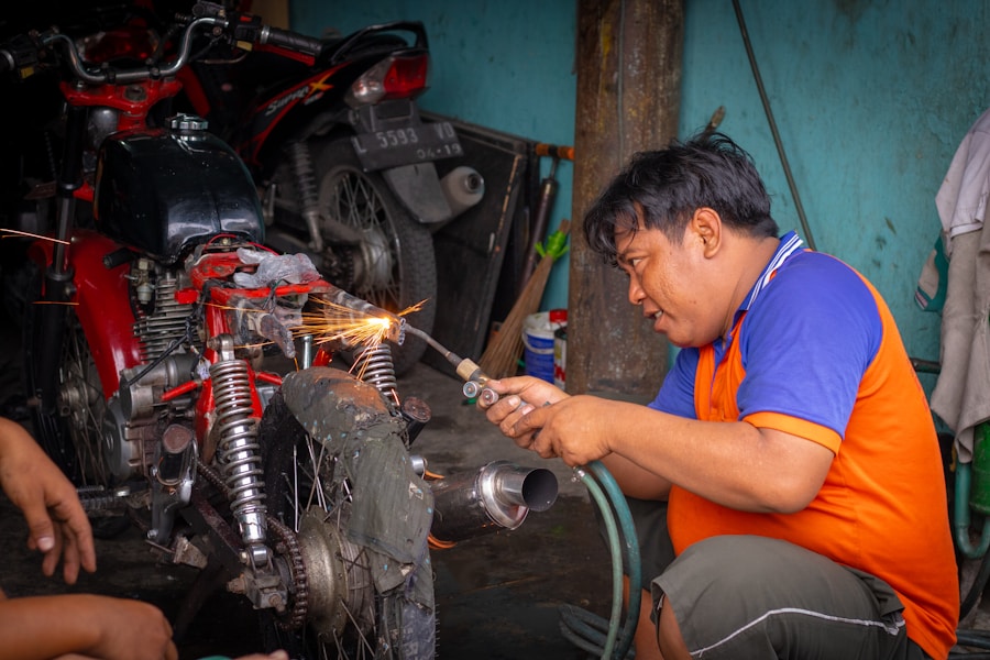 Photo "Installation process of electric bike conversion kits"