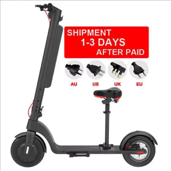 Kixin X8 350W 36V 10Ah 32km/h 40-60km 10" Folding Electric Scooter - Pilt 5