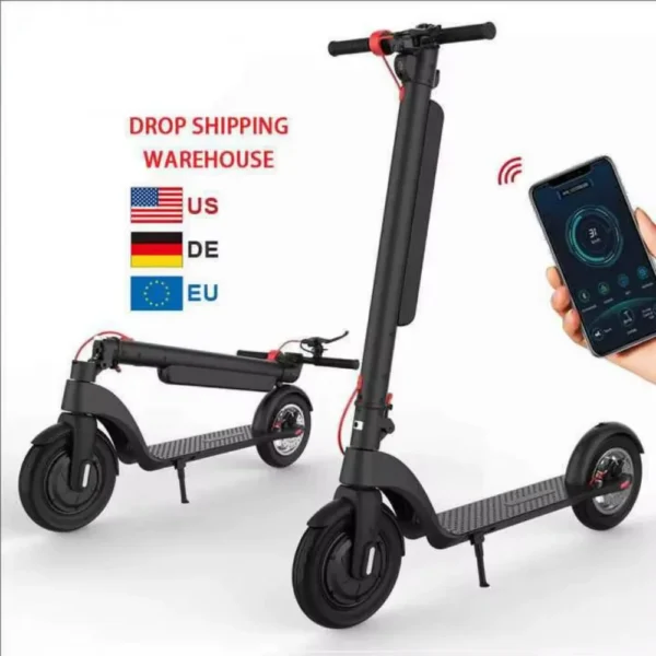 Kixin X8 350W 36V 10Ah 32km/h 40-60km 10" Folding Electric Scooter - Pilt 2
