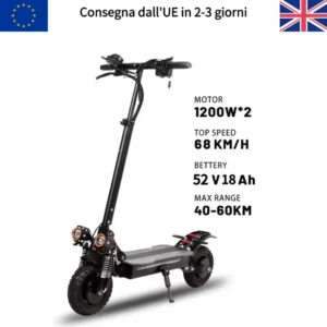 X6PRO Electric Scooter, X6PRO, 2400W, 48V, 21Ah, 68km/h, 60-80km, 10" Two-Wheel Scooter