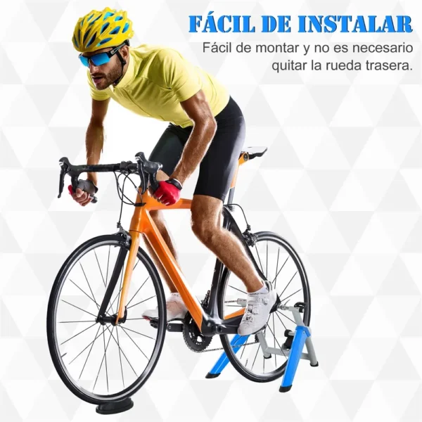 HOMCOM bicycle roller with adjustable resistance 8 levels 77x56x47,5 - Image 5