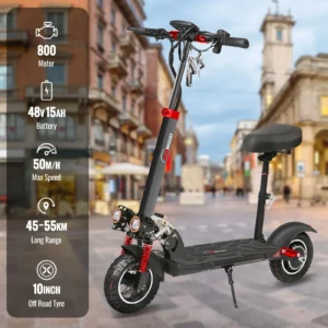 SUNNIGOO N3MAX 800W 48V 15Ah 50km/h 40-60km 10" Two-Wheel Electric Scooter