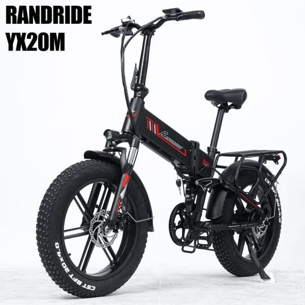 RANDRIDE Electric Bike YX20M 2000W Dual Motor-Ultimate Power&Performance 48V20AH 52km/h Electric Bicycle Mountain Off-road Ebike