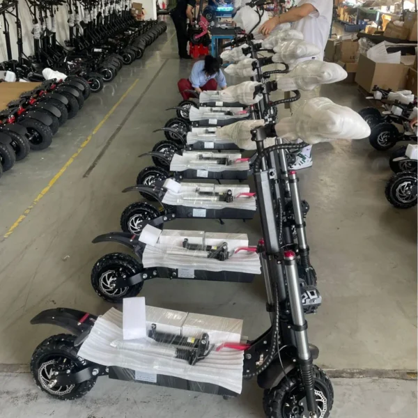 Electrib E5B 6000W 60V 40Ah 85km/h 150Km 11" Two-Wheel Electric Scooter - Image 4