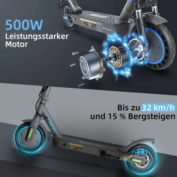 HONEYWHALE 500W 30Km 32km/h Electric Scooter - Image 4