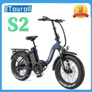 Touroll S2 Adult Bikes 20" 250W Motor Electric Bikes 25km/h 720Wh Battery 120km Range 48V 15Ah Electric Bicycles