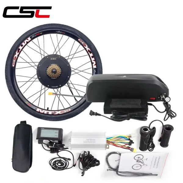ebike Conversion Kit and 48V battery 26in 27.5in 29inch e-bike 48V 1000W 1500W motor Wheel gearless bike Kit MTX SUNRINGLE E