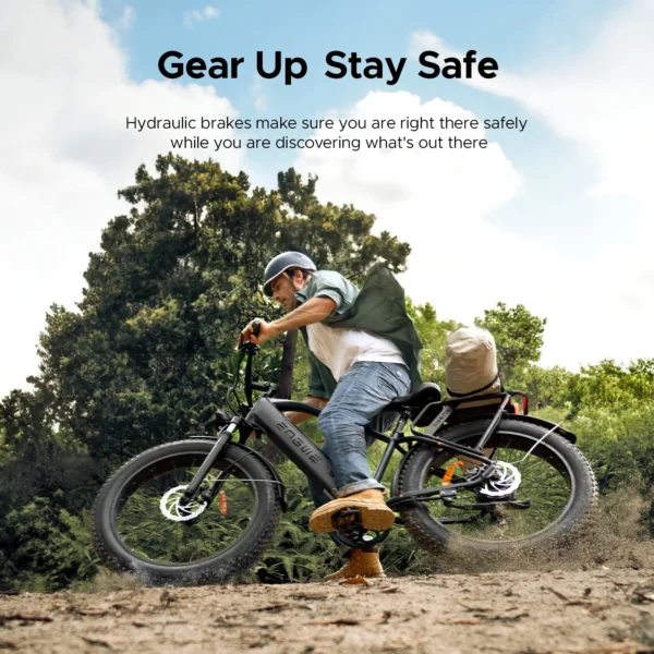 ENGWE E26 250W 16AH 26" Adult Electric Fat Bike - Image 5
