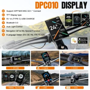 BAFANG CAN Protocol Display For CAN BUS System Motor Kit DPC010 DPC080 EKD01 Bluetooth VD03 Mini VD618 VD61 Ebike HMI