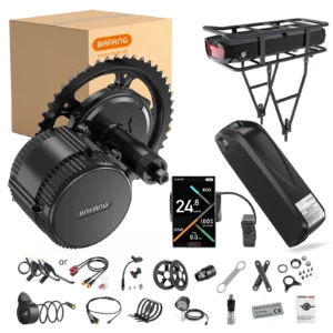 BAFANG 36V 250W 500W Mid Motor Drive Conversion kit 17.4Ah 25Ah Li-ion Battery Eletrical Bike Ebike Motor Kit For City Commute