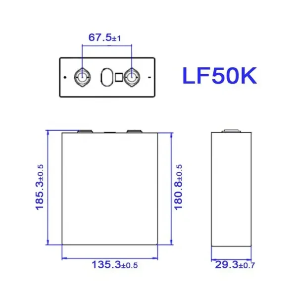 GaiaRay EVE LF50K 50Ah 3.2V LiFePO4 Battery – Bild 5