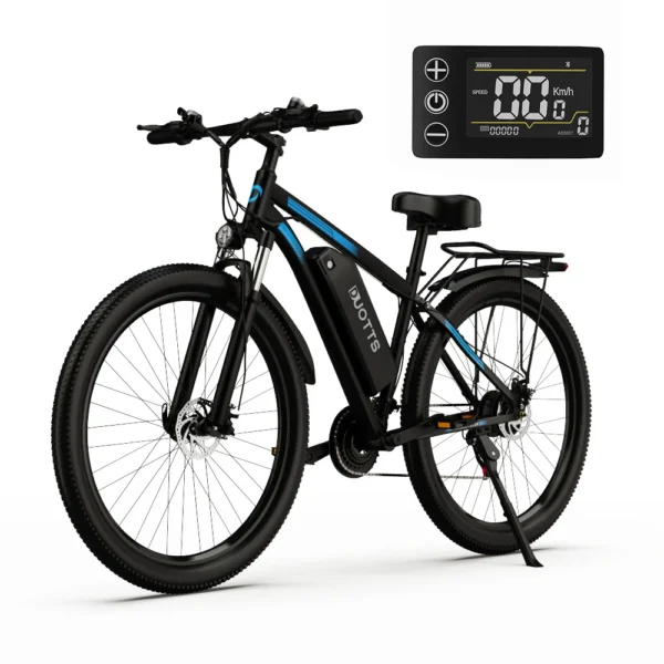 DUOTTS C29 elektriskais velosipēds 750 W, 29 collu riepas, 48 V, 15 Ah akumulators, maksimālais nobraukums 50 km, 50 km/h, kalnu velosipēdi, pilsētas braukšanai paredzēts e-velosipēds, šosejas velosipēds