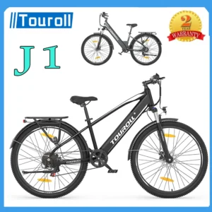 Touroll J1 Adult Bikes 27.5" 250W Motor Electric Bikes Wheels 561.6Wh Battery 100km Range Electric Bicycles