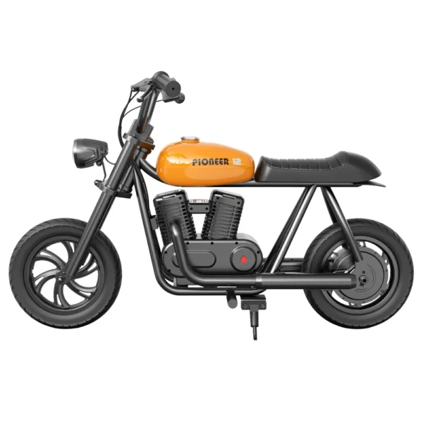 HYPER GOGO Pioneer 12 Electric Chopper Motorcycle for Kids 24V 5.2Ah 160W with 12'x3' Tires, 8/12/16 km/h Speed, 12 km Max Range - Image 4