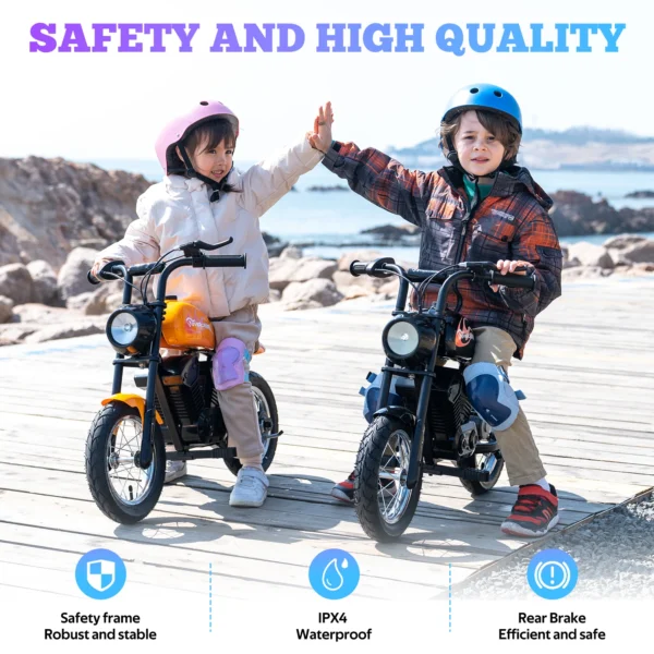 EVERCROSS TECH EV 08M 150W 8/16 km/h 10km 12" Children Electric Motorbike - Image 5