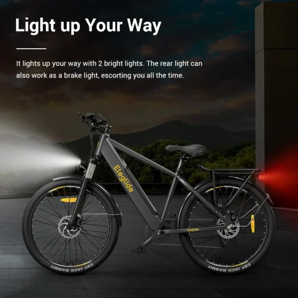 Eleglide T1 Adult Bikes 27.5" 250W Motor Electric Bikes 36V 13AH 100km Range 25KM/H MAX Electric Bicycles Cheap Electric Bike - Image 5