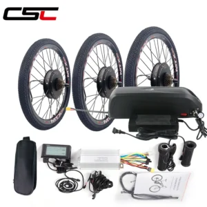 CSC Electric bike Conversion Kit 48V 1000W 1500W gearless motor Wheel MTX SUNRINGL RIM 26in 27.5in 29inch Kit with 48V battery