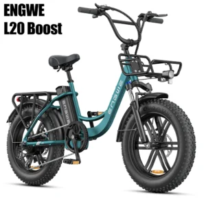 ENGWE elektriskais velosipēds L20 Boost 48V20Ah 100 km maksimālais nobraukums Elektriskie velosipēdi 25 km/h 500W motors 20 riepas Fat saliekams elektriskais velosipēds