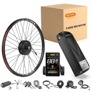 Bafang 500W Wheel Hub Motor with Battery 48V 20Ah 17.5Ah Electric Bike Conversion Kit Front Rear Drive Bicycle Engine EBike Kits