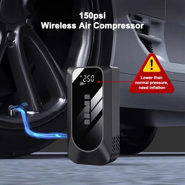 GKFLY 4 in 1 Car Jump Starter Power Bank Portable Air Compressor Inflator Pump Power Station 2000A Battery Starter Auto Booster - Image 2