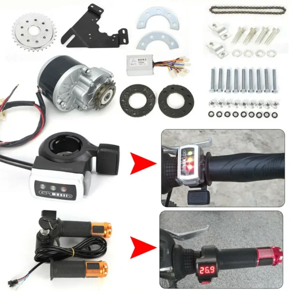 24V 250W Electric Conversion Kit Brushed - Image 3