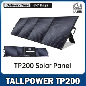 TALLPOWER TP200 200W Portable Foldable Solar Panel Solar Charger 24% Energy Conversion Efficiency solar panel support kit