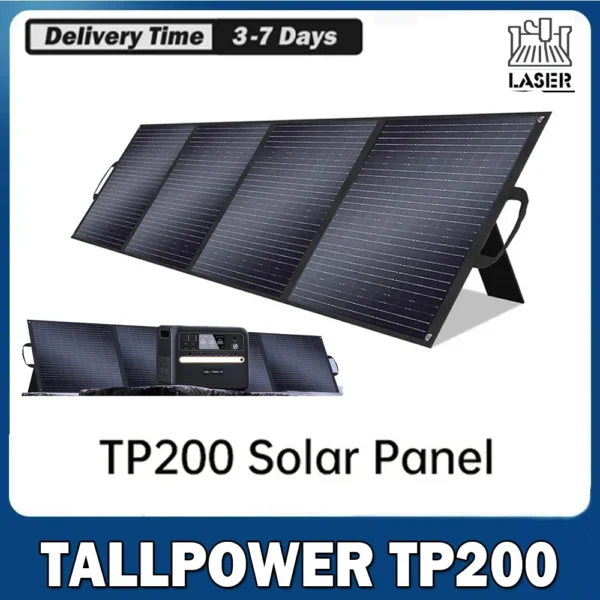 TALLPOWER TP200 200W Portable Foldable Solar Panel Solar Charger 24% Energy Conversion Efficiency solar panel support kit