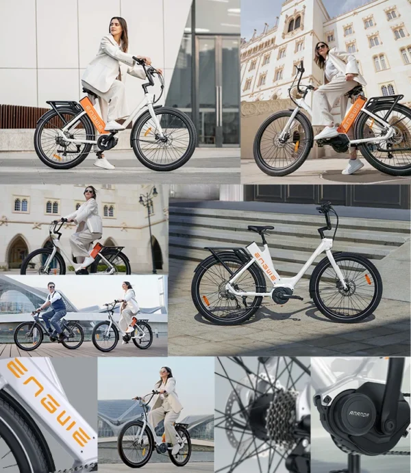 ENGWE P275 ST Adult Electric Bicycle 250W 36V 19.2Ah 100Km Max Range Ebike 32Km/H Ipx6 Oil Brake All-Terrain Tire Electric Bike - Image 2