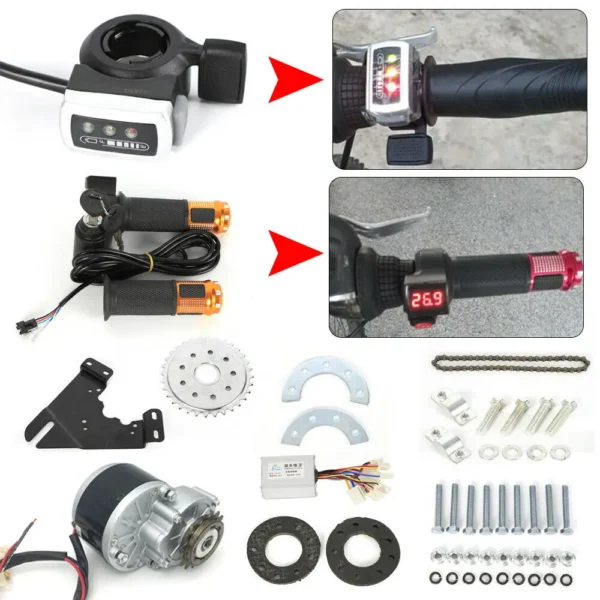 24V 250W Electric Conversion Kit Brushed - Image 2