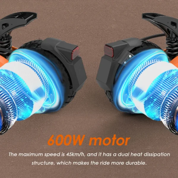 KuKirin G2 Pro 1000W 48V 15.6Ah 45KM/H 58KM 9" Off-Road Kick Scooter - Image 3