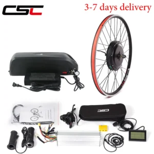 CSC Electric bicycle Conversion Kit 48V 1000W 1500W Brushless Hub motor 36V 350w ebike Conversion Kit 48V 18AH hailong battery