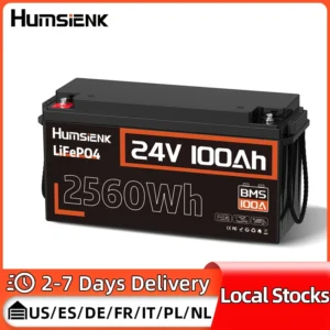 Humsienk 100Ah 24V LiFePO4 Battery