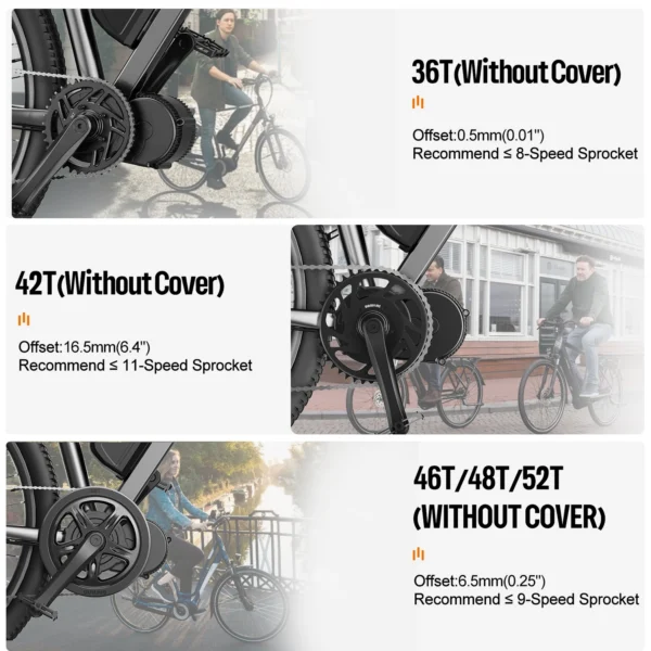 Bafang 750W Mid Drive Motor Electric Bicycle Conversion Kit BBS02B BBS02 Ebike Engine 48V 20Ah 19.2Ah Hailong Battery 4A Charger – Bild 5