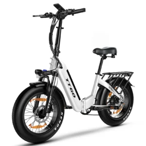 TTGO F6 Electric Bicycle 250W Motor 36V20Ah Lithium Battery 20" Mountain Fat Ebike Adult Hydraulic Brake Folding Electric Bike