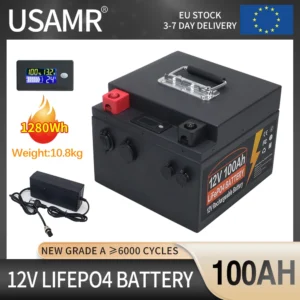 USAMR 100Ah 12V LiFePO4 Battery
