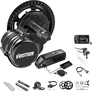 750W TSDZ8 Mid Drive Ebike Conversion kit for Upgraded Tongsheng Mid- Drive Kit with Battery,High Power Torque Sensor EKD01 HMI
