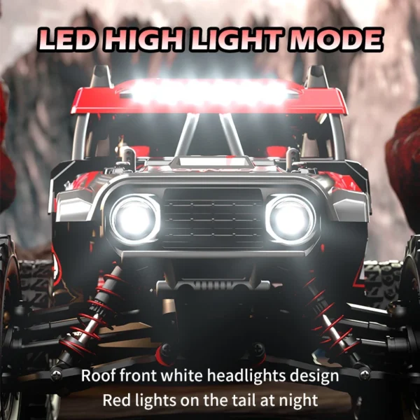 Wltoys C8805 1:14 RC Car 4WD Brushless Electric 70km/h High Speed Off-Road 2.4G Remote Control Cars Drift Monster Truck For Kids - Image 3