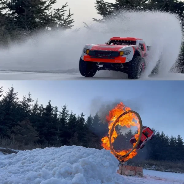 Q130 1:14 70KM/H 4WD RC Car With Light Brushless Motor Remote Control Cars High Speed Drift Monster Truck Toys for Adults Kids - Image 3