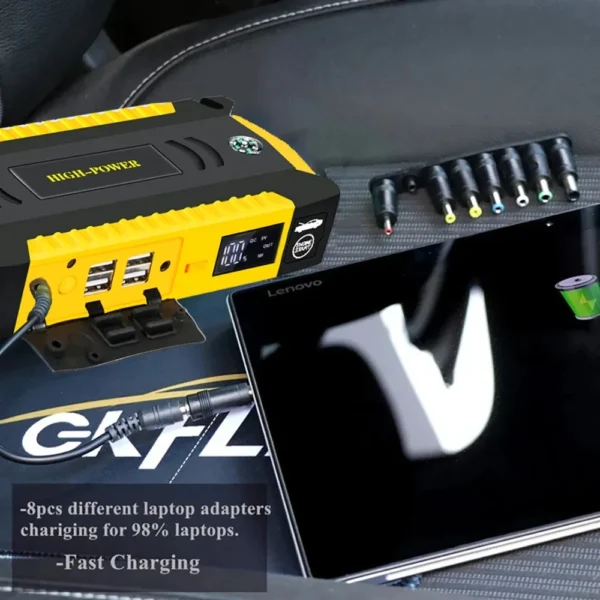 GKFLY 12V Car Jump Starter 16000mAh Power Bank Car Booster Auto Emergency Starting Device Jump Start for Petrol Diesel - Image 5