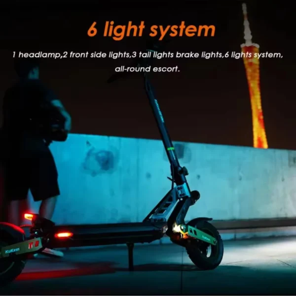 KuKirin G2 MAX Adult Electric Scooter 48V20.8Ah Battery Peak 1200W Motor 55KM/H Speed 80KM Max Range 10"Tires Foldable E-Scooter - Image 2