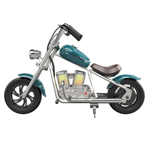 HYPER GOGO Challenger 12 Plus with App Electric Motorcycle for Kids 12inch Pneumatic Tires Bluetooth Speaker Fog16km/h Max Speed - Image 2