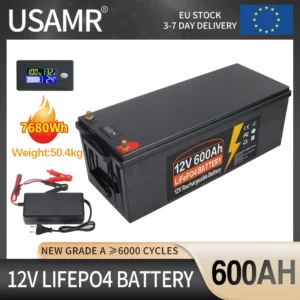 USAMR 600Ah 12V LiFePO4 Battery