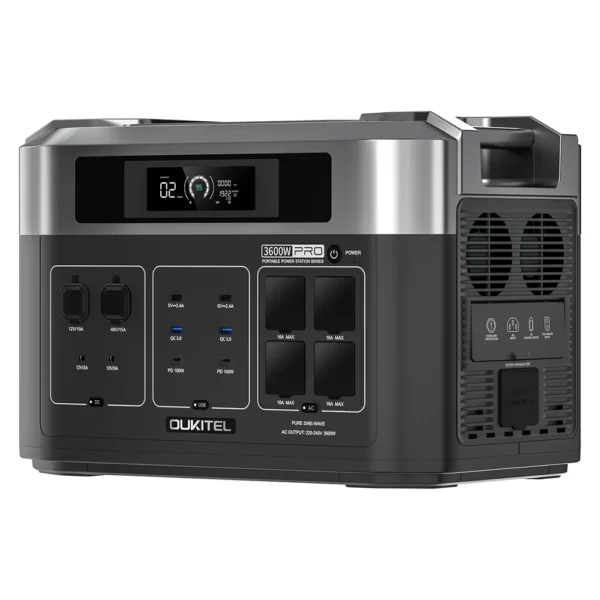OUKITEL BP2000 Pro Portable Power Station 2048Wh To 16384Wh LiFePO4 Battery 3600W AC Output 2000W App Control - Image 2