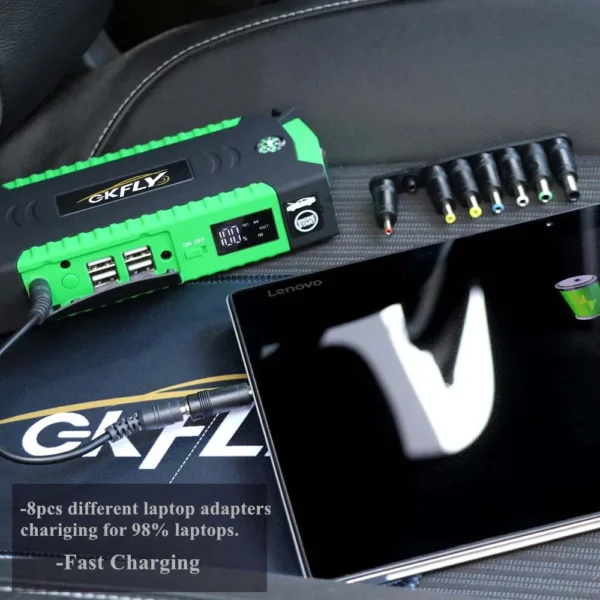 GKFLY 18000mAh Car Jump Starter Power Bank 1200A Portable Charger Car Booster For 12V Car Emergency Booster Starting Device - Image 4