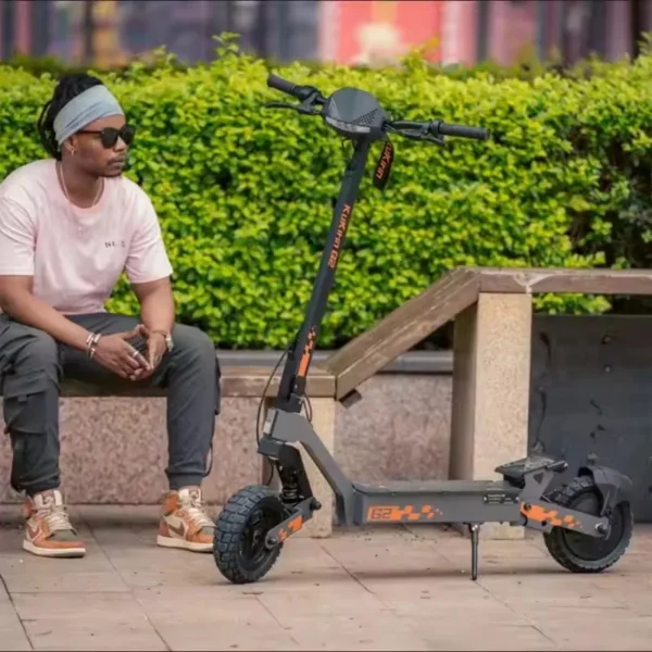 KuKirin G2 Electric Scooter Adult,Peak 1200W Motor 48V15.6Ah Battery,9 "Tire,45 km/h Max Speed,65km Range,Foldable Kick EScooter - Image 5