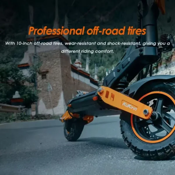 KuKirin G2 MAX Adult Electric Scooter 48V20.8Ah Battery Peak 1200W Motor 55KM/H Speed 80KM Max Range 10"Tires Foldable E-Scooter - Image 6