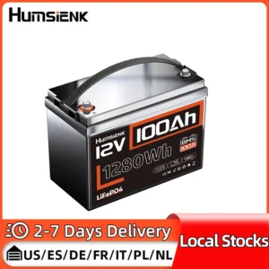 Humsienk 100Ah 12V LiFePO4 Battery