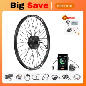 Bafang Wheel Hub Motor 48V 500W (Peak 750W) electric bicycle Conversion Kit 26 27.5 28 29 700C Rear Brake Disc Brake eBike Set